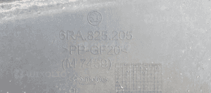 Osłona płyta podwozia Skoda Rapid 6RA825205 5