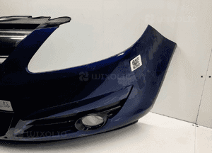 Zderzak przód przedni opel corsa d Z21B granat granatowy halogeny 4