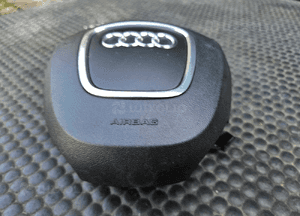 Kierownica Czarna Skóra Multifunkcja Air Bag Poduszka Wtyczka AUDI A4 B8 A5 A6 31