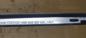 Listwa szyby błotnika lewy tył chrom Audi A4 B8 Kombi 8K9953345 6