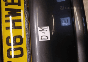 Zderzak tył tylny do toyota aygo 1G3 szary grafitowy 4