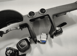Deska konsola poduszka poduszki air-bag pasy audi A3 8P 2008-12 lift europa 3