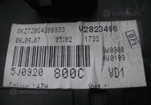 Skoda Roomster Fabia II 1.4 1.9 TDI zegar licznik 5J0920800C 5J0920810C 4