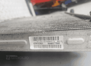 Citroen C4 1.6HDI I CHLODNICA WODY KLIMATYZACJI INTERCOOLER 04-10 96485518 2
