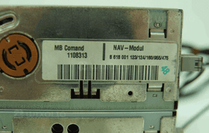 Comand radio navi mercedes SL350 SL500 sl R230 03 6