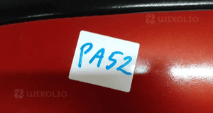 Zderzak tył tylny vw volkswagen golf iv 4 hb czerwony kod kolor LP3G 2