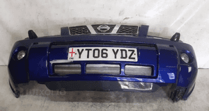 Zderzak przód przedni do nissan x-trail halogeny granatowy granat spryskiwacze lamp xenon 1