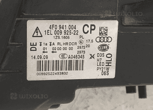 AUDI A6 C6 LIFT REFLEKTOR LAMPA PRAWY PRZÓD PRZEDNIA XENON LED 7