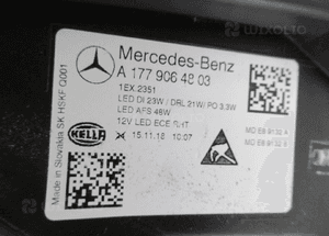 Lampa przód przednia prawa mercedes a-klasa W177 full led 2018- 15