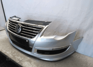 Zderzak przód przedni do vw volkswagen passat B6 LA7W srebrny dokładaka ! 2