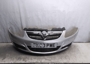 $ ZDERZAK PRZÓD PRZEDNI OPEL CORSA D Z157 SREBRNY 2