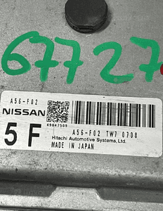 KOMPUTER SILNIKA NISSAN NOTE A56-F02 ORG FV 2