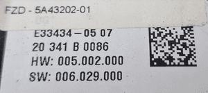 BMW OE MODUŁ DACHU 5A43202 4