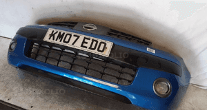 Zderzak przód przedni nissan note BV4G niebieski halogeny 3