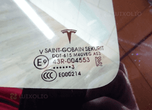 Lewa boczna szyba karoserii karoseryjna tesla x 1034906/07-00-I 5