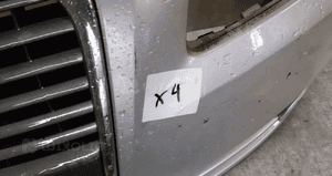 Zderzak przód przedni do audi A4 B7 LY7W srebrny halogeny grill 2