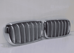BMW X5 F15 Nerki/Grill Zderzaka Silver/Chrom - 3824 2