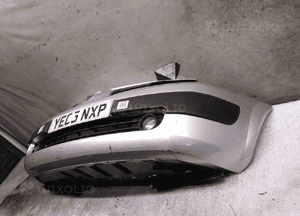 Zderzak przód przedni do renault megane ii 2 MK2 TED69 srebrny halogeny 3