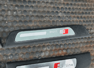 Listwa Listwy Progowe Ozdobne Drzwi S-Line Nakładki Komplet Przód Tyl AUDI A4 B8 Sedan Kombi 10