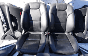 Fotele siedzenia skóra grzane el pamięć mercedes c W204 C350 5
