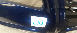 Zderzak przód przedni do volkswagen vw polo 9N3 lift fl LD5Q granat granatowa 2