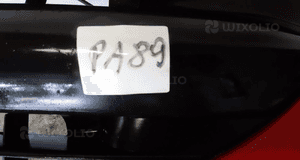 Zderzak przód przedni do peugeot 207 kkn czerwony 4