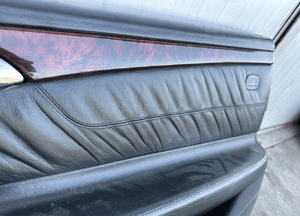 mercedes cl 215 boczek skóra tapicerka drzwi przód tył boczki 6