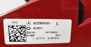 Lampa tył lewa mercedes s-klasa W222 europa 6