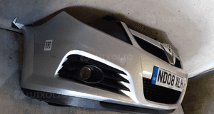 Zderzak przód przedni opel vectra c Z157 srebrny lift fl halogeny do naprawy!!! 4