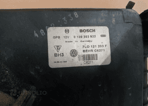 Pas przedni chłodnice wentylatory VW Touareg 2.5 TDI 0130303922 11
