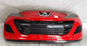 Zderzak przód przedni do peugeot 207 lift fl kkn czerwony 1