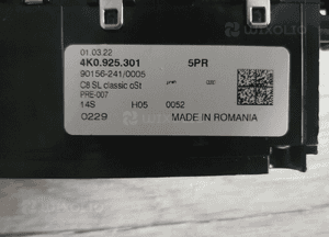 Panel przełącznik Audi OE 4K0925301 3