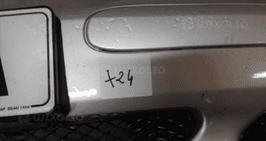 Zderzak przód przedni do mercedes c klasa W203 halogeny srebrny 744 2