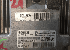 Komputer citroen C4 1.6 hdi nr 9659342280 4