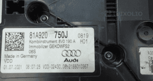 AUDI Q2 81A 2016- LICZNIK ZEGARY 81A920750J 8