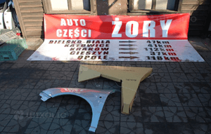 fabia I błotnik NOWY kolor 9102  WYSYŁKA 1