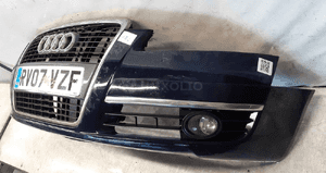 Zderzak przód przedni audi A6 C6 granat granatowy halogeny 3