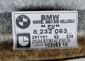 Tapicerka podsufitka BMW 3 E46 Kombi 8232063 7