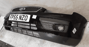 Zderzak przód przedni do ford focus MK2 ii halogeny grill F3 czarny 3