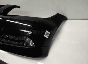 Zderzak przód przedni do bmw E90 E91 seria 3 schwarz ii 2 czarny halogeny 4