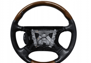 Jaguar XK8 X100 kierownica skóra drewno przełączniki oryginał 1