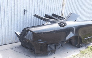 Błotnik tylny prawy mercedes cl W215 K040 4