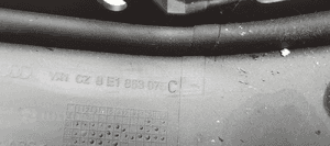 Osłona obudowa plastik pod kierownice półka Audi A4 B6 8E1863075C 6