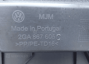 Vw t-roc tapicerka klapy bagażnika 2GA867605C radom 3