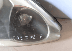 Lampa przód przednia prawa honda civic vii 7 lift oryginał wysyłka! 2