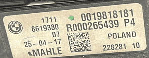Pas przedni chlodnice komplet bmw 7 G11 G12 org fv 4