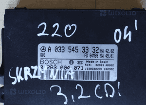 MERCEDES clk c e slk ml gl r e cls moduł PDC - różne numery 7