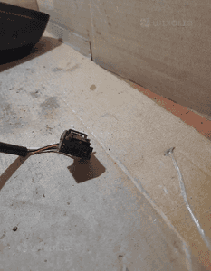 Lusterko prawe 5 pin audi A3 8P LY9B czarny 4