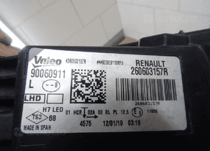 Megane iv lampa lewy przód 260603157R europa 9