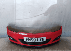 Zderzak przód przedni opel astra h 3 iii gtc Y547 czerwony halogeny 7
